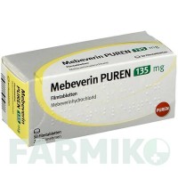 МЕБЕВЕРИН (MEBEVERIN) 135 мг таблетки 50 шт - Мебеверин PUREN PHARMA
