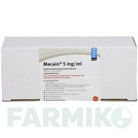 МЕКАИН (MECAIN) 0,5% 5 мг/мл 250 мг/50 мл раствор 10x50 мл - Мепивакаин PUREN PHARMA