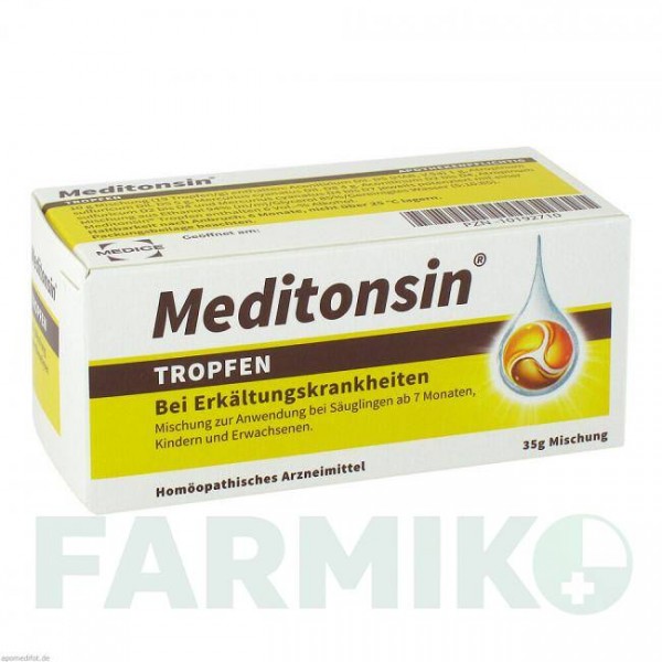 МЕДИТОНЗИН (MEDITONSIN) суміш 35 г - Гомеопатія MEDICE PUTTER