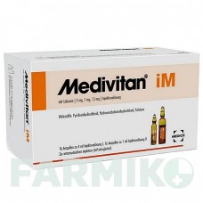 МЕДИВИТАН (MEDIVITAN) ампулы 16 шт - Витамин B12 (Гидроксокобаламин), Другое MEDICE PUTTER
