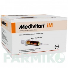 МЕДИВИТАН (MEDIVITAN) шприци 24 шт - Витамин B12 (Гидроксокобаламин), Другое MEDICE PUTTER