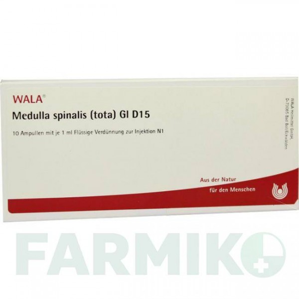 МЕДУЛЛА СПИНАЛИС (MEDULLA SPINALIS) D 15 ампулы 10x1 мл - Гомеопатия WALA HEILMITTEL