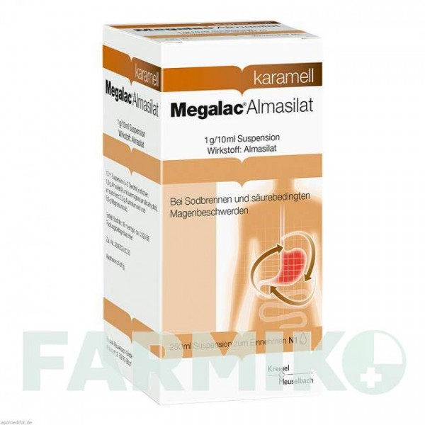 МЕГАЛАК (MEGALAC) суспензия 250 мл - Алмазилат HERMES