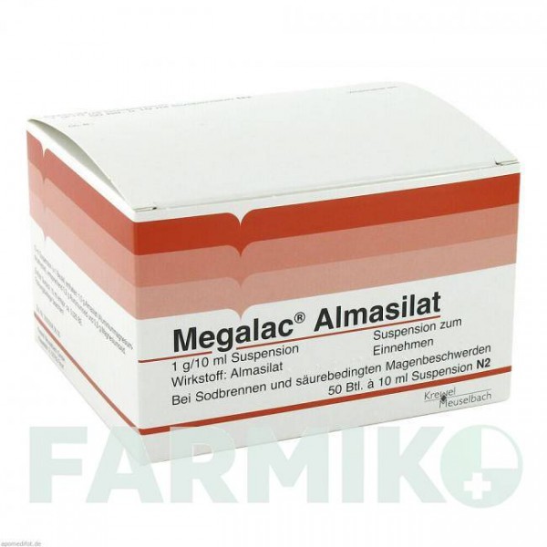 МЕГАЛАК (MEGALAC) суспензія 50x10 мл - Алмазилат HERMES
