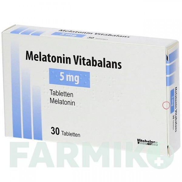 МЕЛАТОНИН ВИТАБАЛАНС (MELATONIN VITABALANS) 5 мг таблетки 30 шт - Мелатонин BLANCO PHARMA