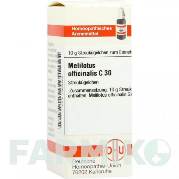 МЕЛИЛОТУС ОФФИЦИНАЛИС (MELILOTUS OFFICINALIS) C 30 глобули 10 г - Гомеопатия DHU