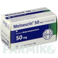 МЕЛНЕУРИН (MELNEURIN) 50 таблетки 100 шт - Мелперон HEXAL