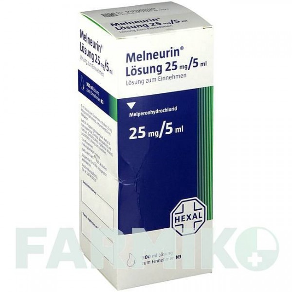 МЕЛНЕУРИН (MELNEURIN) розчин 300 мл - Мелперон HEXAL