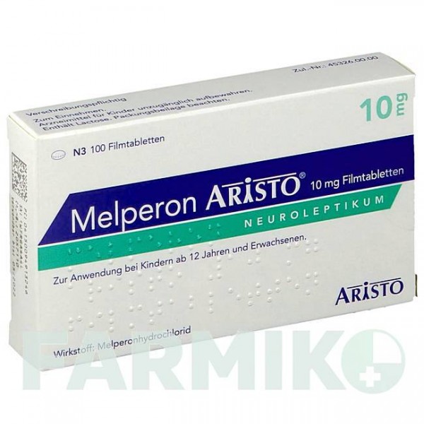 МЕЛПЕРОН (MELPERON) 10 мг таблетки 100 шт - Мелперон ARISTO PHARMA