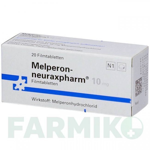 МЕЛПЕРОН (MELPERON) 10 мг таблетки 20 шт - Мелперон NEURAXPHARM