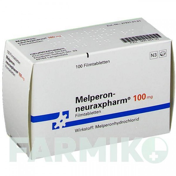 МЕЛПЕРОН (MELPERON) 100 мг таблетки 100 шт - Мелперон NEURAXPHARM