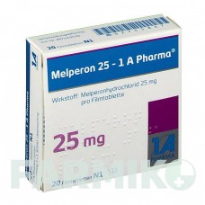 МЕЛПЕРОН (MELPERON) 25 таблетки 20 шт - Мелперон 1 A PHARMA