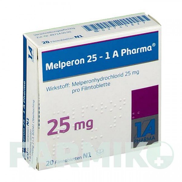 МЕЛПЕРОН (MELPERON) 25 таблетки 20 шт - Мелперон 1 A PHARMA