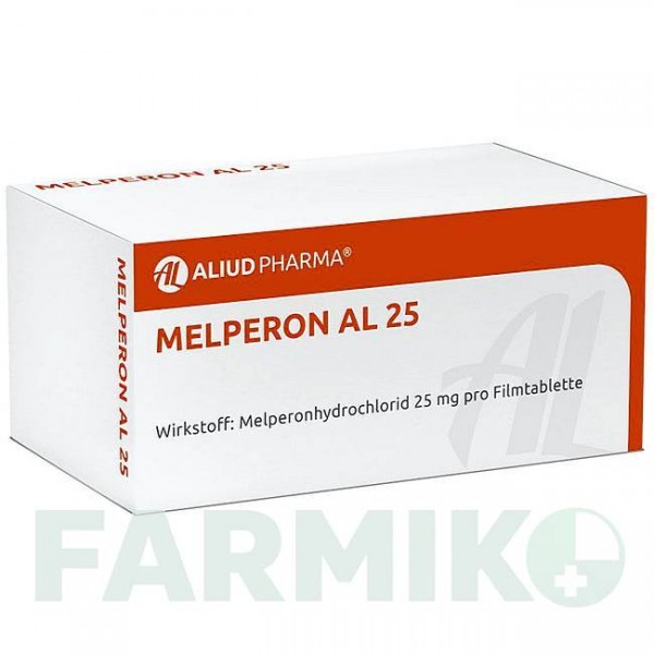 МЕЛПЕРОН (MELPERON) 25 таблетки 50 шт - Мелперон ALIUD PHARMA