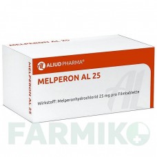 МЕЛПЕРОН (MELPERON) 25 таблетки 100 шт - Мелперон ALIUD PHARMA