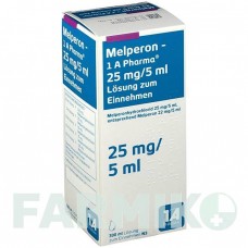 МЕЛПЕРОН (MELPERON) 25 мг/5 мл раствор 300 мл - Мелперон 1 A PHARMA
