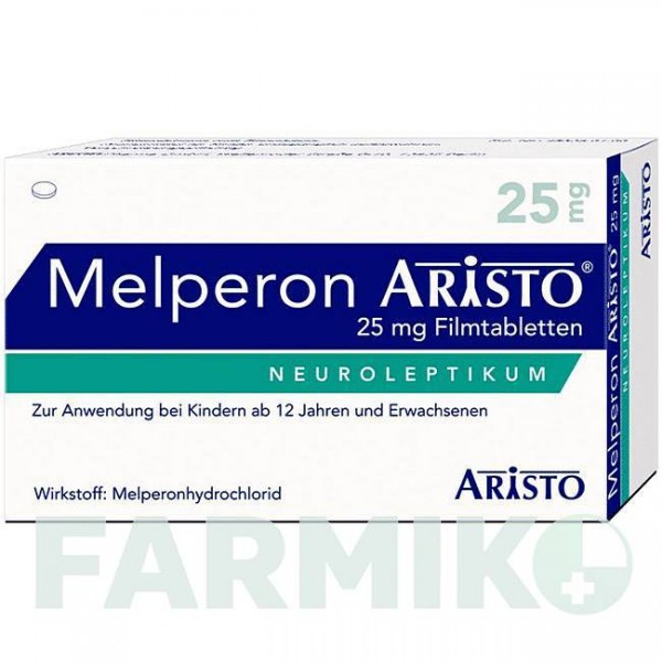 МЕЛПЕРОН (MELPERON) 25 мг таблетки 50 шт - Мелперон ARISTO PHARMA