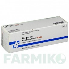 МЕЛПЕРОН (MELPERON) 25 мг/мл раствор 100 мл - Мелперон NEURAXPHARM
