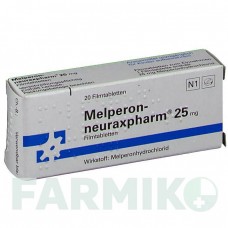 МЕЛПЕРОН (MELPERON) 25 мг таблетки 20 шт - Мелперон NEURAXPHARM