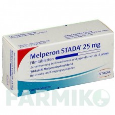 МЕЛПЕРОН (MELPERON) 25 мг таблетки 50 шт - Мелперон STADAPHARM