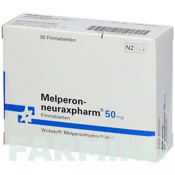 МЕЛПЕРОН (MELPERON) 50 мг таблетки 50 шт - Мелперон NEURAXPHARM