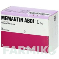 МЕМАНТИН (MEMANTIN) 10 мг таблетки 28 шт - Мемантин ABDI FARMA