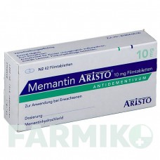 МЕМАНТИН (MEMANTIN) 10 мг таблетки 42 шт - Мемантин ARISTO PHARMA