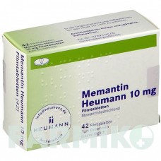 МЕМАНТИН (MEMANTIN) 10 мг таблетки 42 шт - Мемантин HEUMANN PHARMA