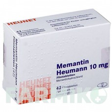 МЕМАНТИН (MEMANTIN) 10 мг таблетки 42 шт - Мемантин HEUNET PHARMA