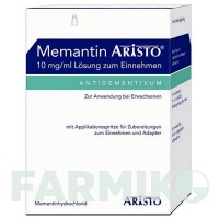 МЕМАНТИН (MEMANTIN) 10 мг/мл розчин 100 мл - Мемантин ARISTO PHARMA