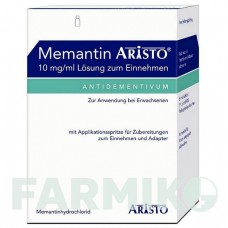 МЕМАНТИН (MEMANTIN) 10 мг/мл раствор 100 мл - Мемантин ARISTO PHARMA