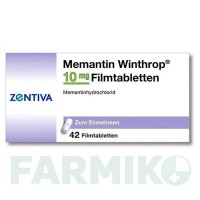 МЕМАНТИН (MEMANTIN) 10 мг таблетки 42 шт - Мемантин ZENTIVA