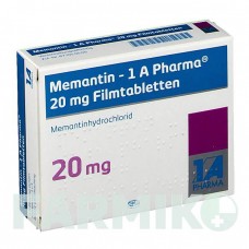 МЕМАНТИН (MEMANTIN) 20 мг таблетки 28 шт - Мемантин 1 A PHARMA