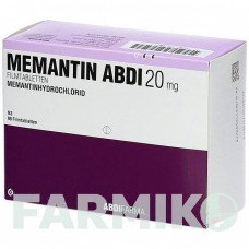 МЕМАНТИН (MEMANTIN) 20 мг таблетки 28 шт - Мемантин ABDI FARMA