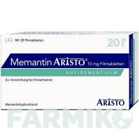 МЕМАНТИН (MEMANTIN) 20 мг таблетки 28 шт - Мемантин ARISTO PHARMA