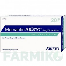 МЕМАНТИН (MEMANTIN) 20 мг таблетки 42 шт - Мемантин ARISTO PHARMA