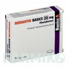 МЕМАНТИН (MEMANTIN) 20 мг таблетки 28 шт - Мемантин BASICS