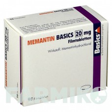 МЕМАНТИН (MEMANTIN) 20 мг таблетки 42 шт - Мемантин BASICS