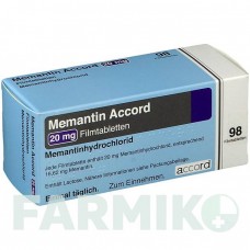 МЕМАНТИН (MEMANTIN) 20 мг таблетки 98 шт - Мемантин BB FARMA