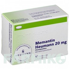 МЕМАНТИН (MEMANTIN) 20 мг таблетки 42 шт - Мемантин HEUMANN PHARMA