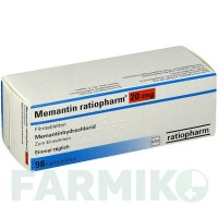 МЕМАНТИН (MEMANTIN) 20 мг таблетки 28 шт - Мемантин RATIOPHARM