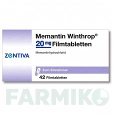 МЕМАНТИН (MEMANTIN) 20 мг таблетки 42 шт - Мемантин ZENTIVA