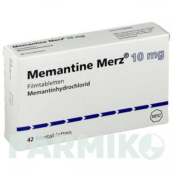 МЕМАНТИН (MEMANTINE) 10 мг таблетки 42 шт - Мемантин MERZ