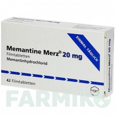 МЕМАНТИН (MEMANTINE) 20 мг таблетки 42 шт - Мемантин MERZ