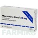 МЕМАНТИН (MEMANTINE) 20 мг таблетки 42 шт - Мемантин MERZ