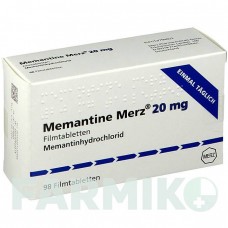 МЕМАНТИН (MEMANTINE) 20 мг таблетки 98 шт - Мемантин MERZ