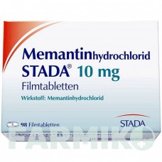 МЕМАНТИНГИДРОХЛОРИД (MEMANTINHYDROCHLORID) 10 мг таблетки 98 шт - Мемантин STADAPHARM