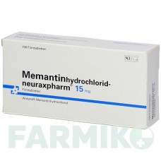 МЕМАНТИНГИДРОХЛОРИД (MEMANTINHYDROCHLORID) 15 мг таблетки 100 шт - Мемантин NEURAXPHARM