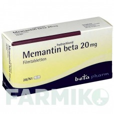 МЕМАНТИНГИДРОХЛОРИД (MEMANTINHYDROCHLORID) 20 мг таблетки 28 шт - Мемантин BETAPHARM