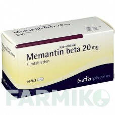 МЕМАНТИНГИДРОХЛОРИД (MEMANTINHYDROCHLORID) 20 мг таблетки 42 шт - Мемантин BETAPHARM